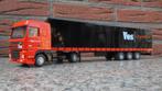 Vos logistics Oss DAF 95 oplegger  Lion Car / Toys, Ophalen of Verzenden, Zo goed als nieuw, Bus of Vrachtwagen, Lion Toys