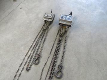 yale kettingtakel kettingtakels handtakel 2000kg en 3000kg  beschikbaar voor biedingen