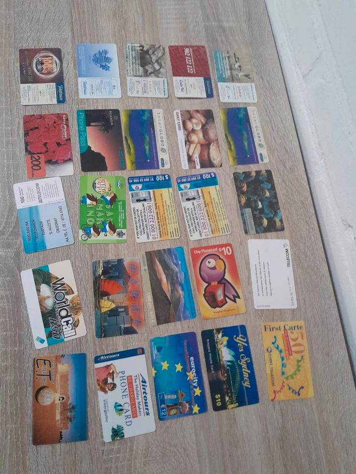 25 Oude Telefoonkaarten - Verzameling, Verzamelen, Telefoonkaarten, Ophalen