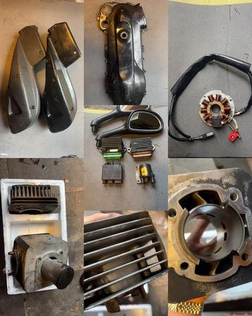 Piaggio onderdelen zip/vespa/skipper/hexagon/runner beschikbaar voor biedingen
