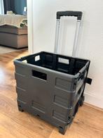 Opvouwbaar (boodschappen) krat, Doe-het-zelf en Verbouw, Kratten en Dozen, Ophalen, Opvouwbaar, 60 cm of meer, Zo goed als nieuw