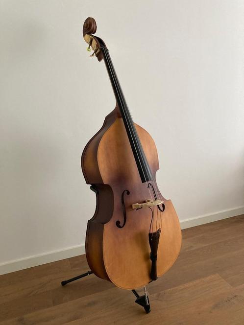 Contrabas 3/4, Muziek en Instrumenten, Strijkinstrumenten | Contrabassen, Zo goed als nieuw, 3/4-contrabas, Ophalen
