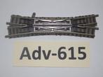 Adv-615 N Spoor Engelse Wissel 9166 links Fleischmann, Hobby en Vrije tijd, Gebruikt, Gelijkstroom, Fleischmann, Rails