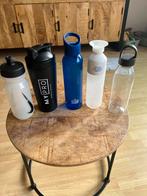 Sport waterflessen x5, Sport en Fitness, Bidons, Ophalen of Verzenden, Gebruikt