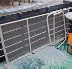 Metalen fram bed +matras  80x 200cm., Ophalen, Gebruikt, Eenpersoons, Zwart