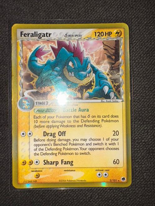 Feraligatr 2/101, Hobby en Vrije tijd, Verzamelkaartspellen | Pokémon, Zo goed als nieuw, Booster, Ophalen of Verzenden