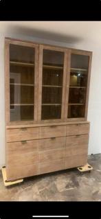 Teakhouten buffetkast met veel opbergruimte, Huis en Inrichting, Gebruikt, Teakhout, Ophalen of Verzenden, Met lade(s)
