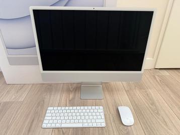 Apple iMac 24 M1 8-core,  8GB, 256GB ssd zilver in doos beschikbaar voor biedingen