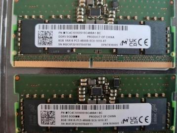 Intel SSD 512 GB en DDR5  2 x 8 GB 4800 PCS beschikbaar voor biedingen