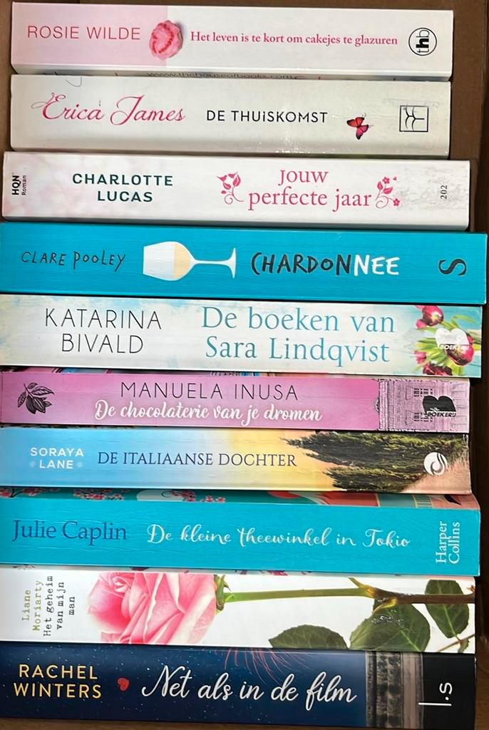 Boekenpakket, oa Julie Caplin,Soraya Lane, Manuela Inusa, Boeken, Romans, Zo goed als nieuw, Nederland, Ophalen of Verzenden