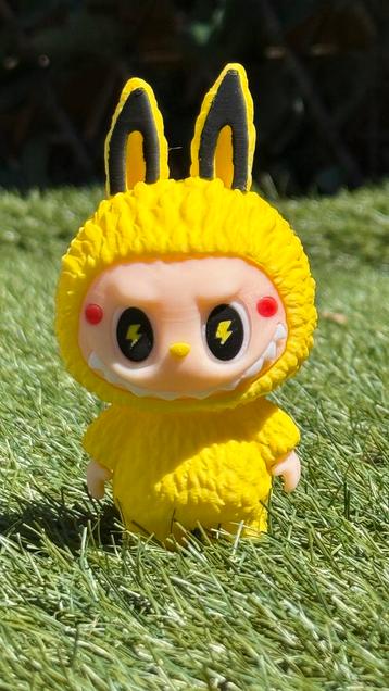Labubu Pikachu - 3d geprint - 11cm beschikbaar voor biedingen