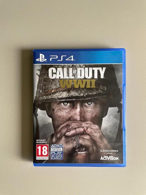 Call of Duty WWII - PS4, Spelcomputers en Games, Games | Sony PlayStation 4, Zo goed als nieuw, Shooter, 2 spelers, Vanaf 18 jaar