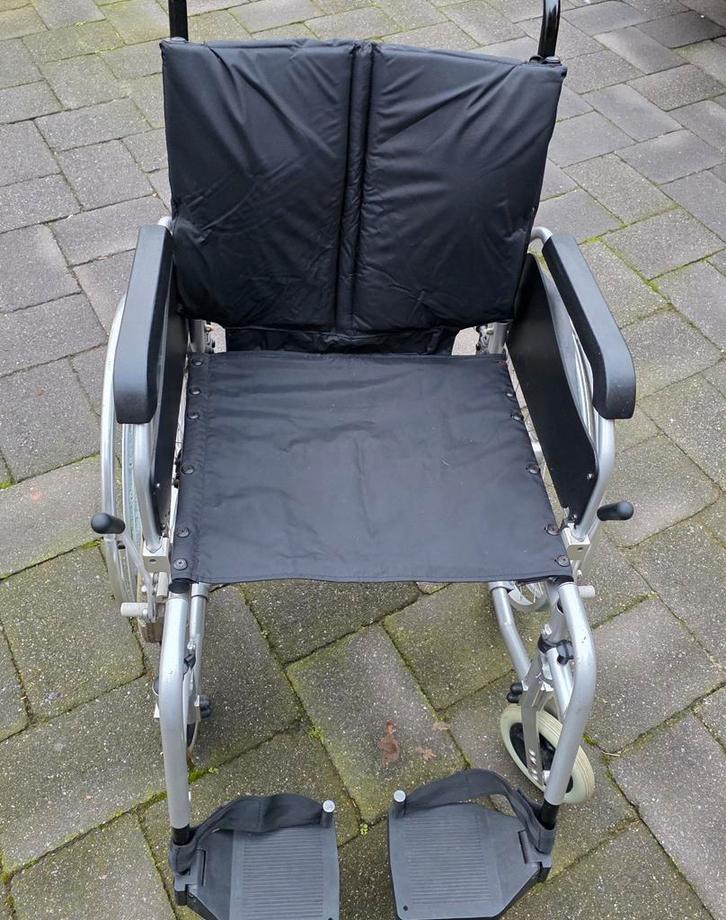 Rolstoel Excel Extra breed, Diversen, Rolstoelen, Gebruikt, Duwrolstoel, Inklapbaar, Ophalen of Verzenden