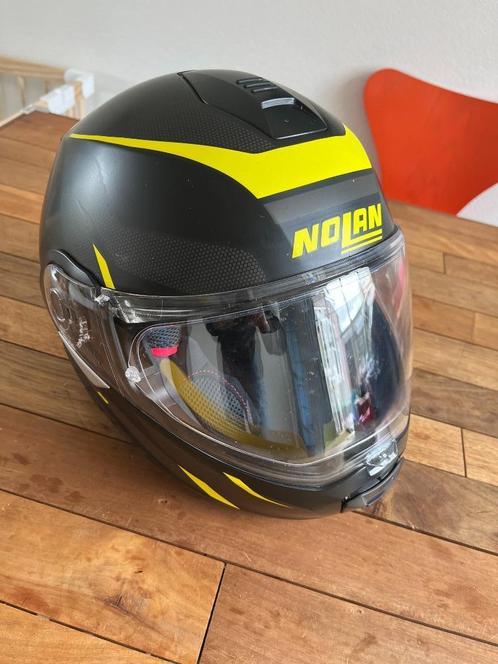 Nolan N100-5 Lumiere maat S i.z.g.s., Motoren, Kleding | Motorhelmen, Systeemhelm, S, Nolan, Tweedehands, Ophalen of Verzenden