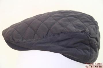 Flatcap Platte pet Hawkins grijs doorgestikt 58 en 59 Nieuw beschikbaar voor biedingen