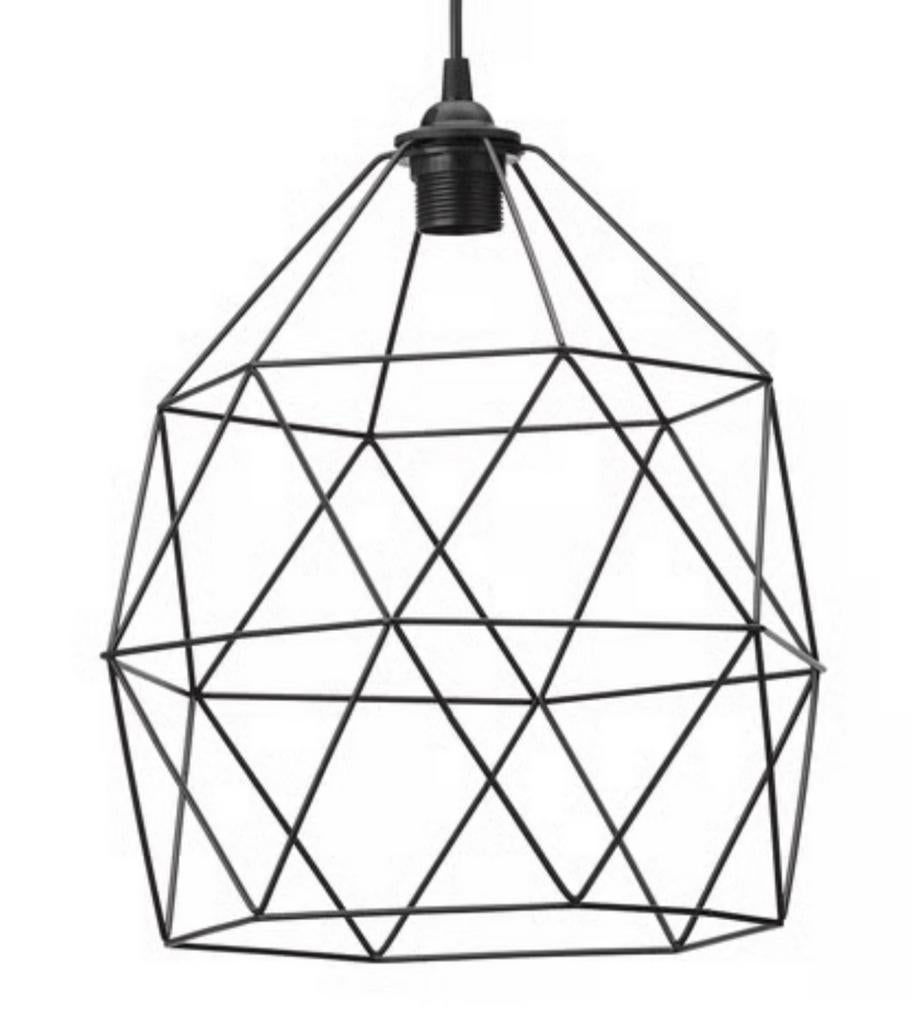 Brunsta hanglamp nieuw zwart grafisch, Ophalen of Verzenden, Zo goed als nieuw, Zwart, Rond