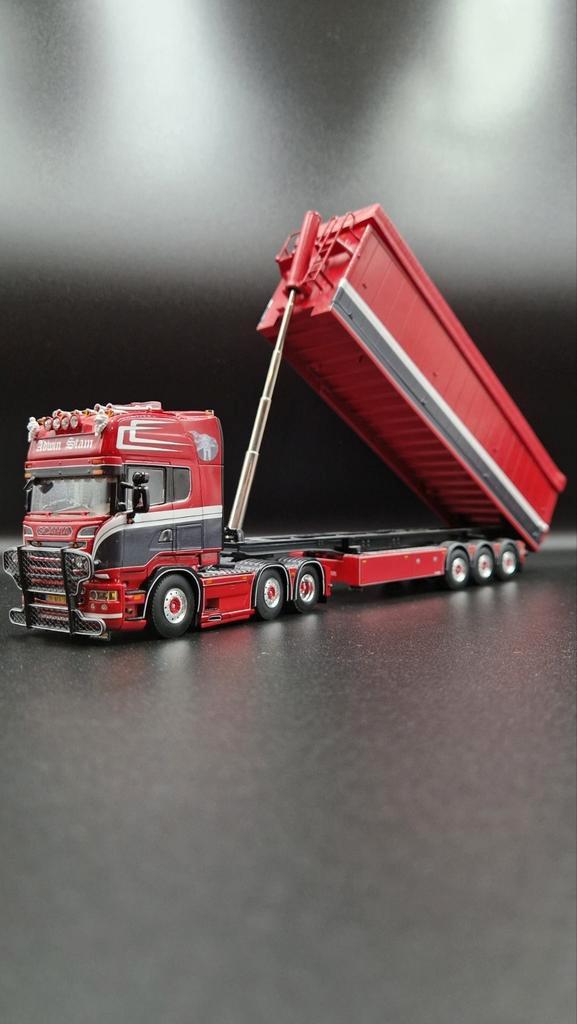 Wsi | Adwin Stam - Scania, Hobby en Vrije tijd, Modelauto's | 1:50, Zo goed als nieuw, Bus of Vrachtwagen, Wsi, Ophalen of Verzenden