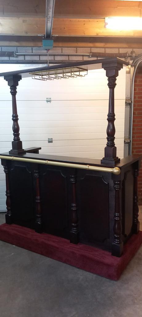 Cubaanse Thuisbar - Koloniaal Hout & Handwerk, Huis en Inrichting, Barren, Zo goed als nieuw, Ophalen