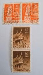 Indonesië 1949 - ZBL 27+31 - Tempels en Woningen, Ophalen of Verzenden, Gestempeld, Zuidoost-Azië