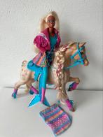 WESTERN BARBIE met PAARD Mattel, Ophalen of Verzenden