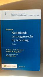 Handboek Nederlands vermogensrecht bij scheiding Deel A, Verzenden, Zo goed als nieuw, L.C.A. Verstappen