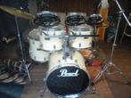 Pearl drumstel paiste en sabian bekkens ,overcompleet, Muziek en Instrumenten, Drumstellen en Slagwerk, Ophalen, Zo goed als nieuw