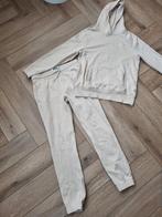 Nieuwstaat crème offwhite raizzed pak set broek trui 176, Kinderen en Baby's, Kinderkleding | Maat 176, Jongen of Meisje, Ophalen of Verzenden