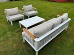 Nieuw: showmodel met optisch scheurtje loungebank tuinbank, Ophalen of Verzenden, Nieuw, Aluminium