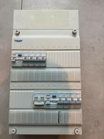 Hager 1 fase meterkast met 8 groepen, complete groepenkast, Doe-het-zelf en Verbouw, Elektra en Kabels, Ophalen of Verzenden, Zo goed als nieuw