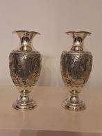 Prachtig Perzische zilver zilveren vaasjes, Antiek en Kunst, Antiek | Goud en Zilver, Ophalen of Verzenden, Zilver