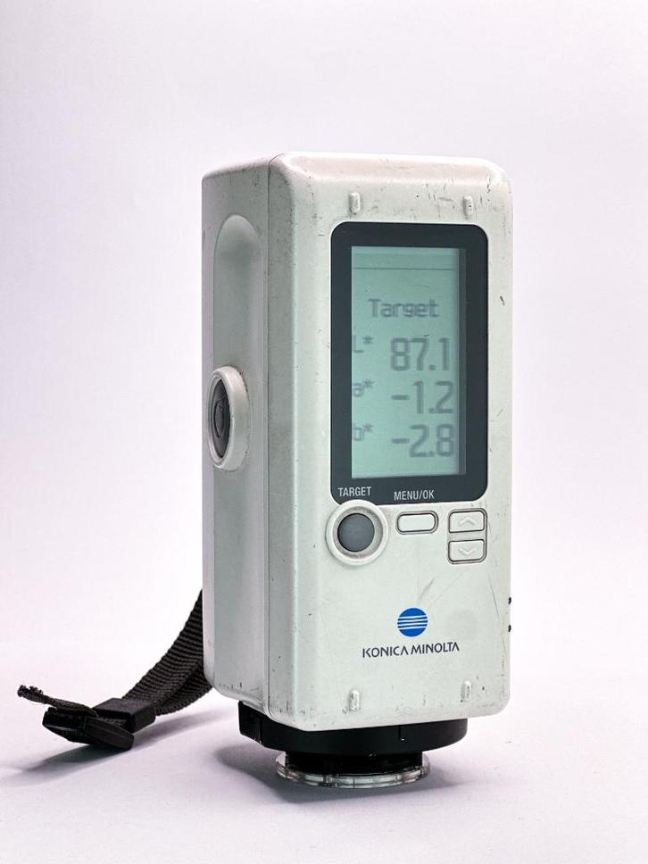 Konica Minolta CR-10 plus - Colorimeter - Kleurverschilmeter, Computers en Software, Scanners, Gebruikt, Mobiele scanner, Ophalen of Verzenden