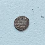 Rusland kopek tsaar Fedor Ivanovich (1596 - Pskov), Postzegels en Munten, Ophalen of Verzenden, Rusland, Zilver