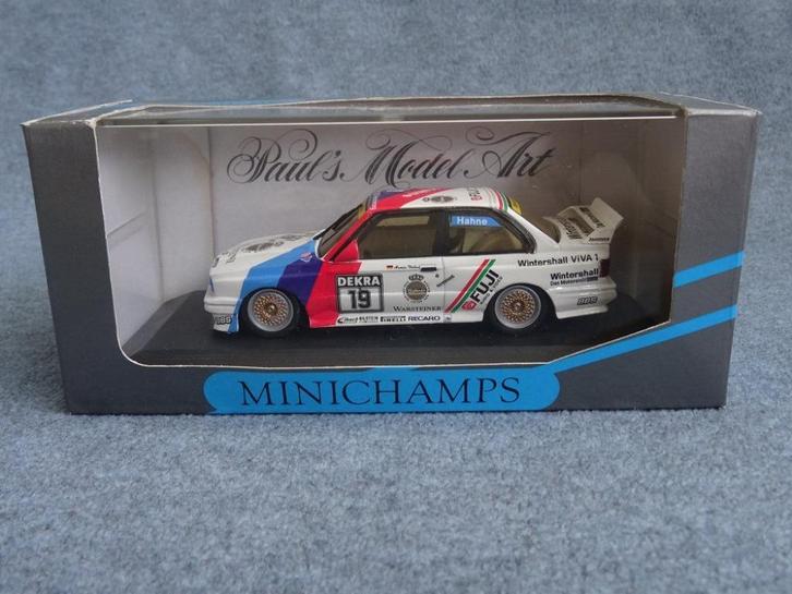 BMW E30 M3 DTM 1990 Zakspeed #19 Hahne 1:43 Minichamps OVP, Hobby en Vrije tijd, Modelauto's | 1:43, Gebruikt, Auto, MiniChamps