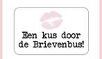 Sluitstickers Een kus door de brievenbus per 5 stickers, Hobby en Vrije tijd, Nieuw, Ophalen of Verzenden
