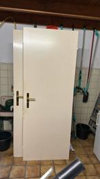 Gladde houten deur, Doe-het-zelf en Verbouw, Deuren en Horren, Ophalen, Zo goed als nieuw, Binnendeur, 200 tot 215 cm