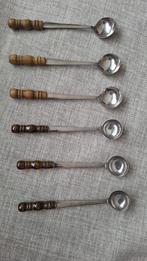 Vintage 6 st dessert lepels, Ophalen of Verzenden, Nieuw, Rvs of Chroom, Bestekset