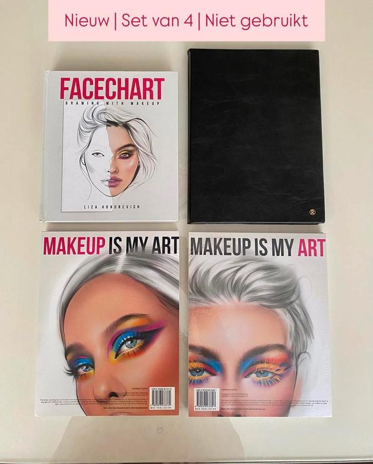 Liza Kondrevich Make-up oefenboeken + Portfolio map | Nieuw, Boeken, Overige Boeken, Zo goed als nieuw, Verzenden