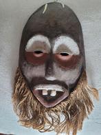 Zeldzaam Afrikaans masker met echte tanden., Antiek en Kunst, Curiosa en Brocante, Ophalen of Verzenden