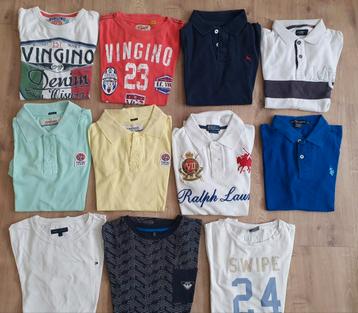 Pakket 11x merk shirt 146/152 jongen zomer beschikbaar voor biedingen