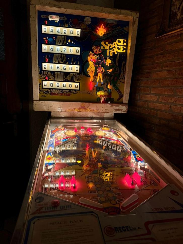 Flipperkast Space Race Recel, Verzamelen, Automaten | Flipperkasten, Flipperkast, Ophalen of Verzenden