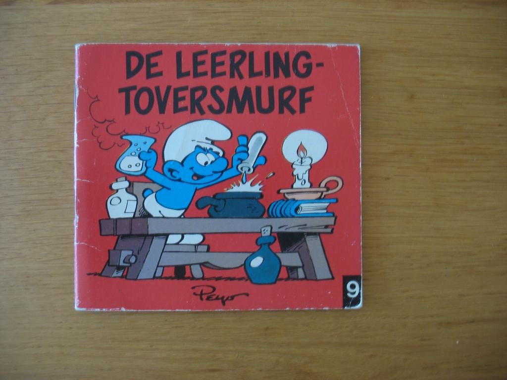 Klein *Petit* Stripboekje Smurfen- Nr. 9, Antiek en Kunst, Ophalen of Verzenden