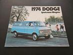 Brochure Dodge Sportsman Wagons 1974 USA, Ophalen of Verzenden, Zo goed als nieuw, Overige merken