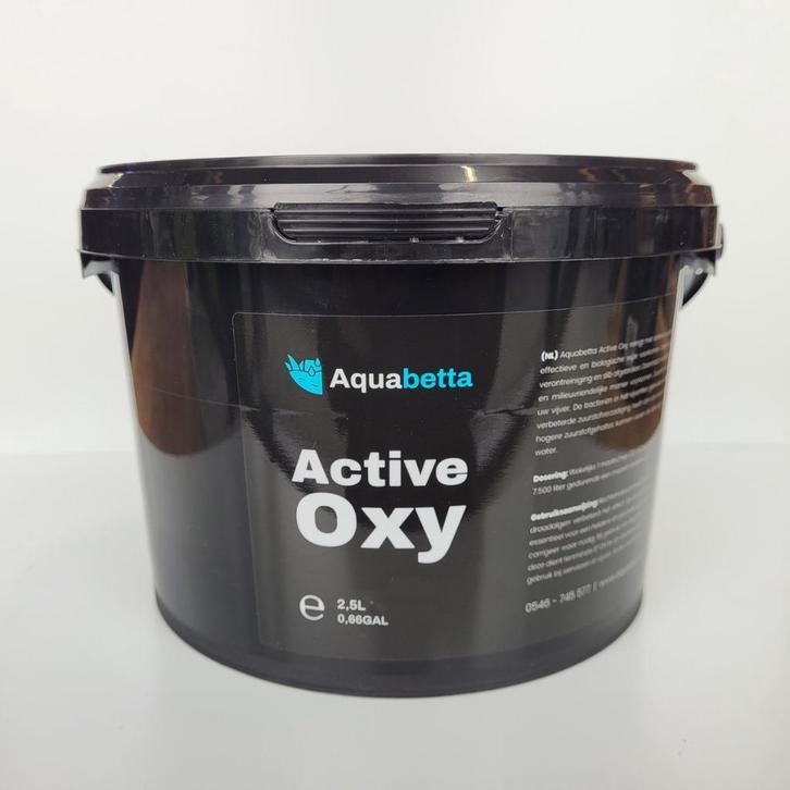 Aquabetta Active Oxy 2,5L - Algenbestrijding voor de vijver, Tuin en Terras, Vijver-toebehoren, Nieuw, Overige typen, Ophalen of Verzenden