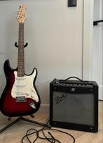 Elektrische Gitaar & Fender Mustang I V2 Versterker, Ophalen of Verzenden, Gebruikt, Gitaar, Minder dan 50 watt