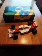mclaren mp4/4 1:12 ayrton senna, Verzamelen, Ophalen of Verzenden, Zo goed als nieuw, Formule 1