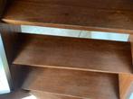 Hardhouten Trap met Hek - Kwart Draai Links, Ophalen, Gebruikt, Trap, 2 tot 4 meter