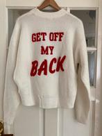 H&m get off my back sweater trui embroidered tuft oversized, Ophalen of Verzenden, Nieuw, Maat 34 (XS) of kleiner