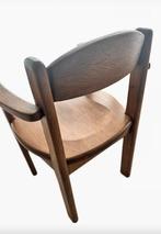 Vintage houten fauteuil/ Belgium armchair, Huis en Inrichting, Stoelen, Ophalen, Bruin, Zo goed als nieuw, Eén