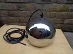 Vintage hanglamp chrome bol bullit '70, Ophalen of Verzenden, Gebruikt, Metaal, Minder dan 50 cm