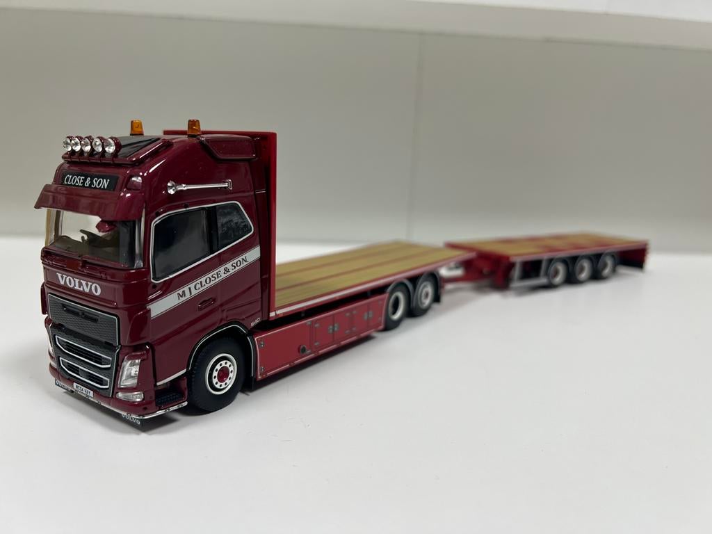 Tekno Volvo Fh Close & Son, Hobby en Vrije tijd, Modelauto's | 1:87, Ophalen of Verzenden, Zo goed als nieuw, Bus of Vrachtwagen